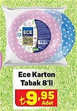 Ece Karton Tabak 8'li image