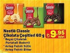 Nestle Classic Çikolata Çeşitleri 60 g image