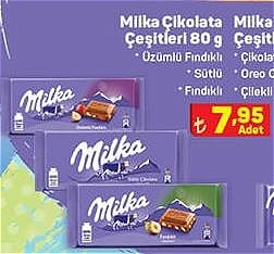 Milka Çikolata Çeşitleri 80 g image