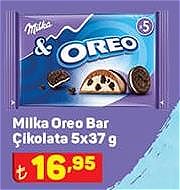 Milka Oreo Bar Çikolata 5x37 g image