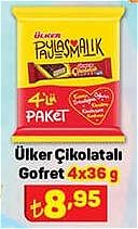 Ülker Çikolatalı Gofret 4x36 g image