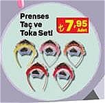 Prenses Taç ve Toka Seti image