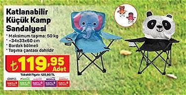 Katlanabilir Küçük Kamp Sandalyesi image