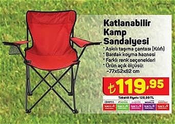Katlanabilir Kamp Sandalyesi image