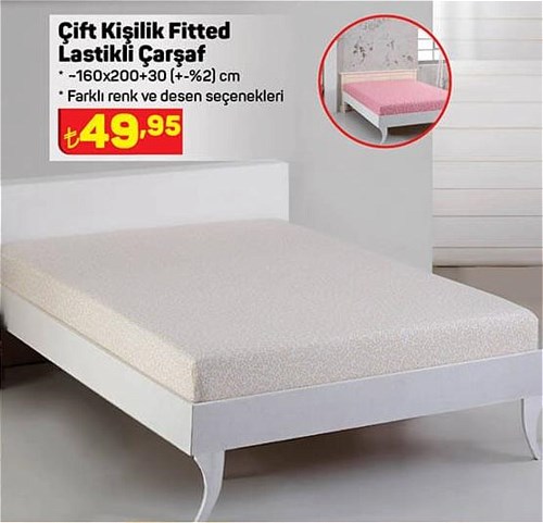 Çift Kişilik Fitted Lastikli Çarşaf image