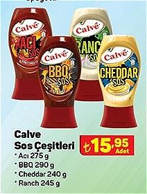 Calve Sos Çeşitleri image