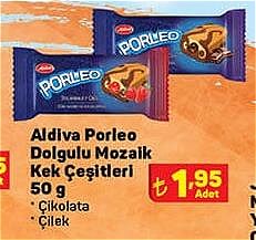 Aldiva Porleo Dolgulu Mozaik Kek Çeşitleri 50 g image