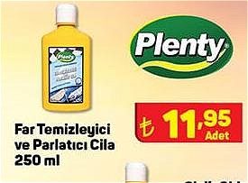 Plenty Far Temizleyici ve Parlatıcı Cila 250 ml image