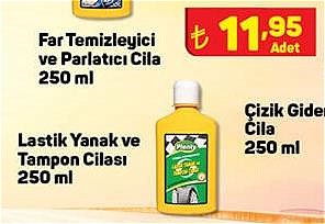 Plenty Lastik Yanak ve Tampon Cilası 250 ml image