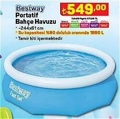 Bestway Portatif Bahçe Havuzu 244x61 cm image