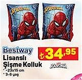 Bestway Lisanslı Şişme Kolluk 23x15 cm Spider-Man image