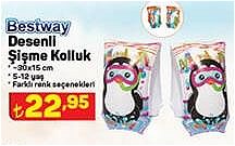 Bestway Desenli Şişme Kolluk 30x15 cm image