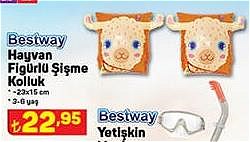 Bestway Hayvan Figürlü Şişme Kolluk 23x15 cm image