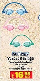 Bestway Yüzücü Gözlüğü 3+ yaş image