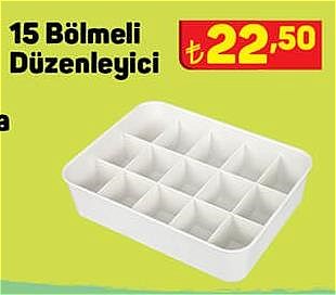 15 Bölmeli Düzenleyici image