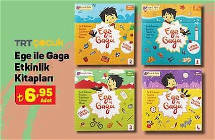 Trt Çocuk Ege ile Gaga Etkinlik Kitapları image