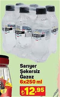 Sarıyer Şekersiz Gazoz 6x250 ml image