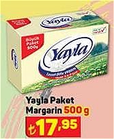 Yayla Paket Margarin 500 g image