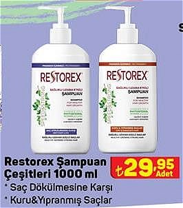 Restorex Şampuan Çeşitleri 1000 ml image