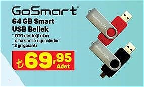 GoSmart 64 GB Smart USB Bellek image