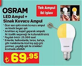 A101 Osram Led Ampul + Sinek Kovucu Ampul