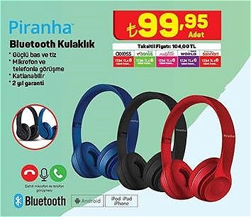 Piranha Bluetooth Kulaklık image