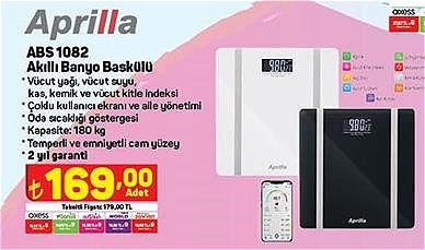 Aprilla ABS 1082 Akıllı Banyo Baskülü image