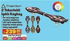 Triathlon 2 Tekerlekli Işıklı Kaykay image