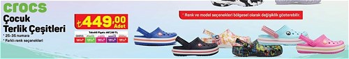 Crocs Çocuk Terlik Çeşitleri image