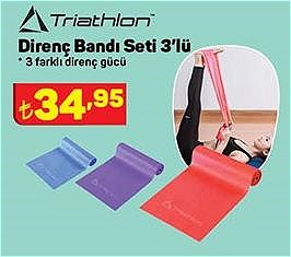 Triathlon Direnç Bandı Seti 3'lü image