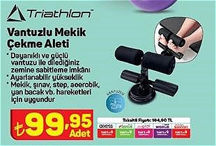 Triathlon Vantuzlu Mekik Çekme Aleti image