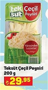 Teksüt Çeçil Peyniri 200 g image