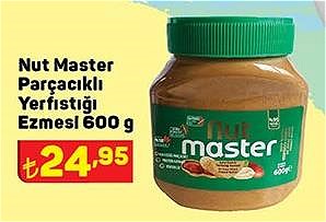 Nut Master Parçacıklı Yerfıstığı Ezmesi 600 g image