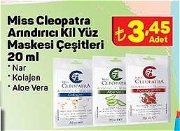 Miss Cleopatra Arındırıcı Kil Yüz Maskesi çeşitleri 20 ml image