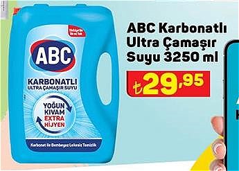 ABC Karbonatlı Ultra Çamaşır Suyu 3250 ml image