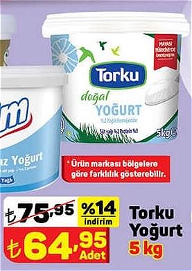 Torku Yoğurt 5 kg image