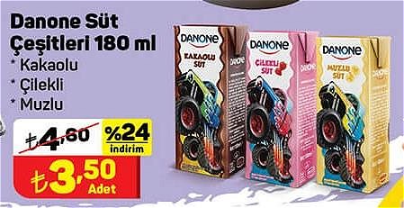 Danone Süt Çeşitleri 180 ml image