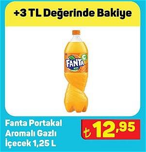Fanta Portakal Aromalı Gazlı İçecek 1.25 L image