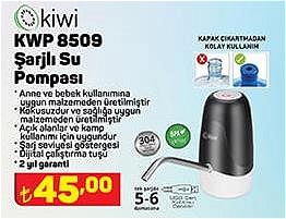 Kiwi KWP 8509 Şarjlı Su Pompası image