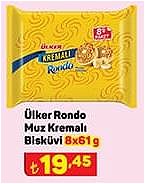 Ülker Rondo Muz Kremalı Bisküvi 8x61 g image