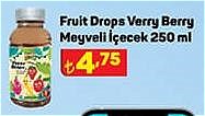 Fruit Drops Verry Berry Meyveli İçecek 250 ml image