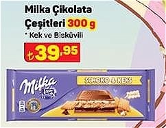 A101 Milka Çikolata Çeşitleri 300 g