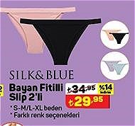 Silk&Blue Bayan Fitilli Slip 2'li image