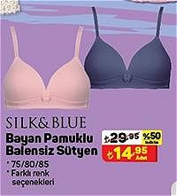 Silk&Blue Bayan Pamuklu Balensiz Sütyen image