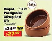 Viapot Porsiyonluk Güveç Seti 6'lı 12 cm image