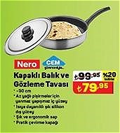 Nero Kapaklı Balık ve Gözleme Tavası 39 cm image