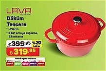 Lava Döküm Tencere 24 cm image