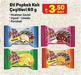 A101 Eti Popkek Kek Çeşitleri 60 g