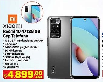 Xiaomi Redmi 10 4/128 GB Cep Telefonu image