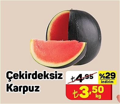 Çekirdeksiz Karpuz Kg image